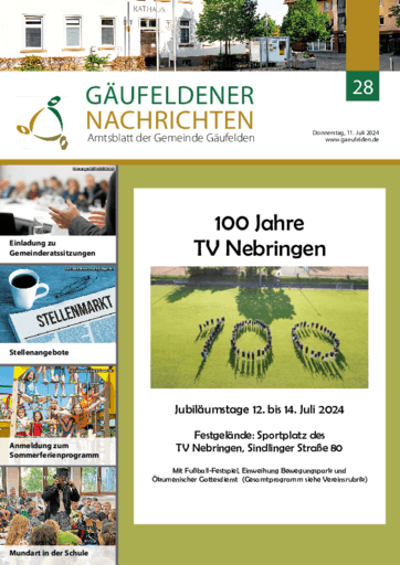 Ausgabe 28/2024 lesen