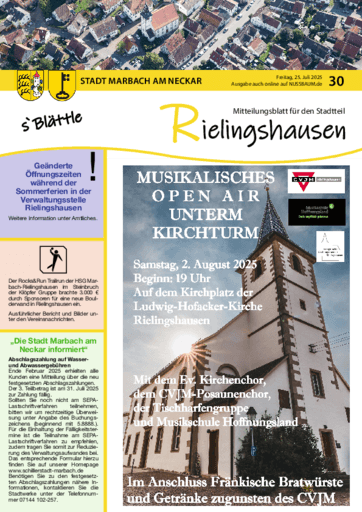 Ausgabe 30/2025 lesen