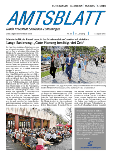 Ausgabe 33/2025 lesen