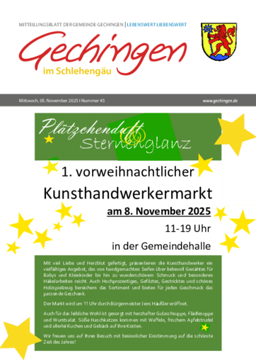 Ausgabe 45/2025 lesen