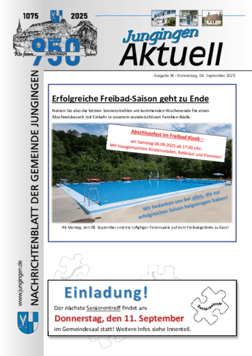 Ausgabe 36/2025 lesen