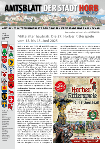 Ausgabe 24/2025 lesen