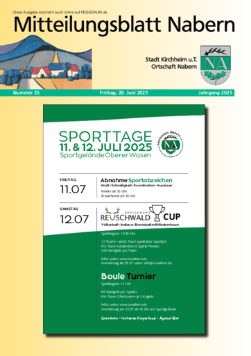 Ausgabe 25/2025 lesen