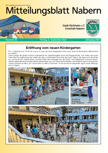 Ausgabe 36/2024 lesen