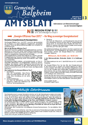 Ausgabe 13/2025 lesen