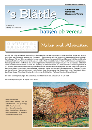 Ausgabe 30/2024 lesen