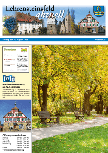Ausgabe 35/2024 lesen