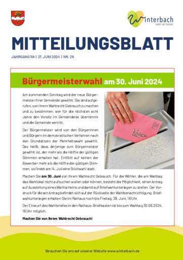 Ausgabe 26/2024 lesen