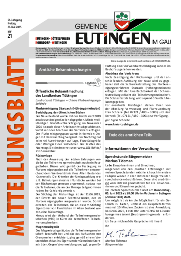 Ausgabe 21/2025 lesen