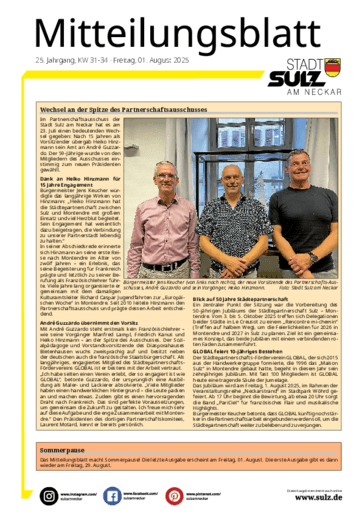 Ausgabe 31/2025 lesen