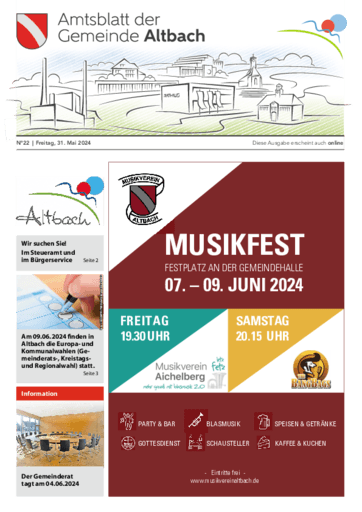 Ausgabe 22/2024 lesen