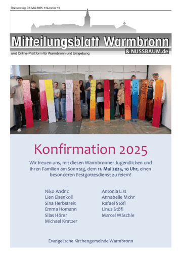 Ausgabe 19/2025 lesen