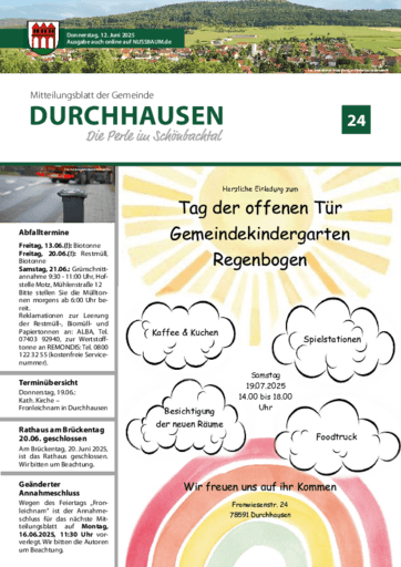 Ausgabe 24/2025 lesen