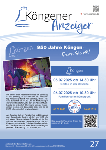 Ausgabe 27/2025 lesen