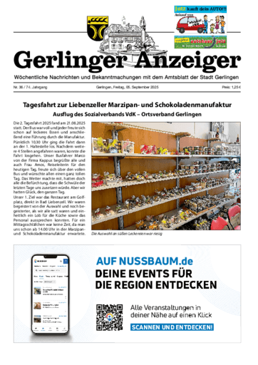 Ausgabe 36/2025 lesen