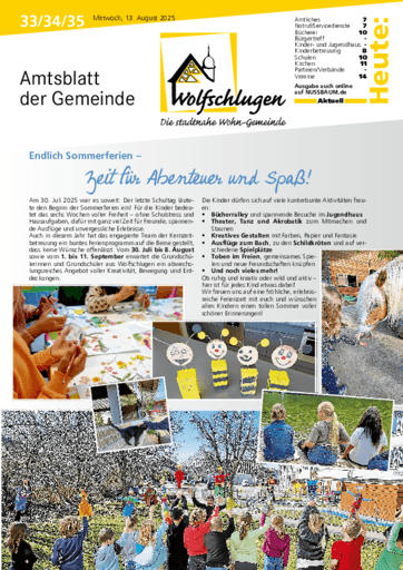 Ausgabe 33/2025 lesen