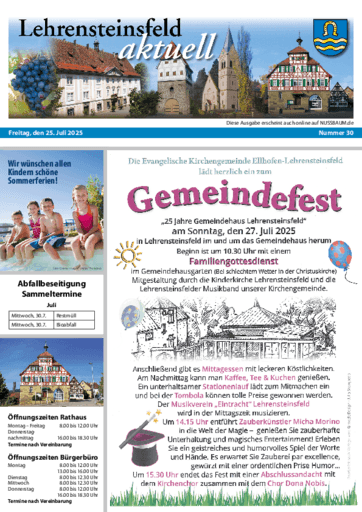 Ausgabe 30/2025 lesen