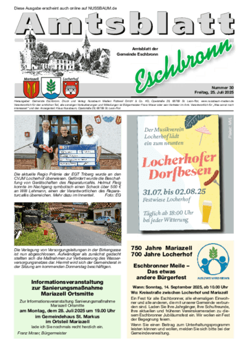 Ausgabe 30/2025 lesen