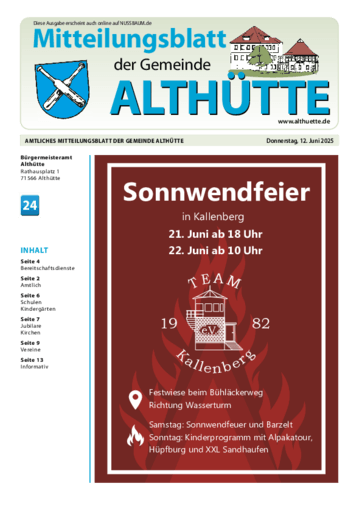 Ausgabe 24/2025 lesen