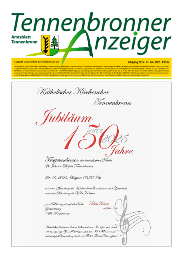 Ausgabe 26/2025 lesen
