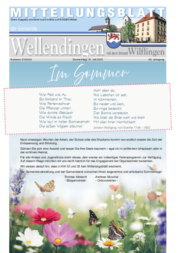 Ausgabe 31/2025 lesen