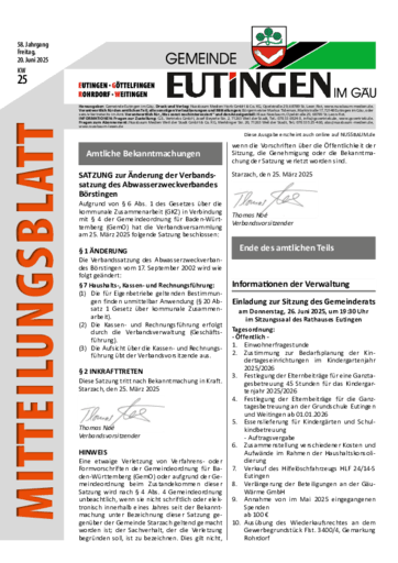 Ausgabe 25/2025 lesen