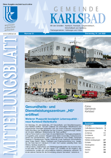 Ausgabe 31/2025 lesen