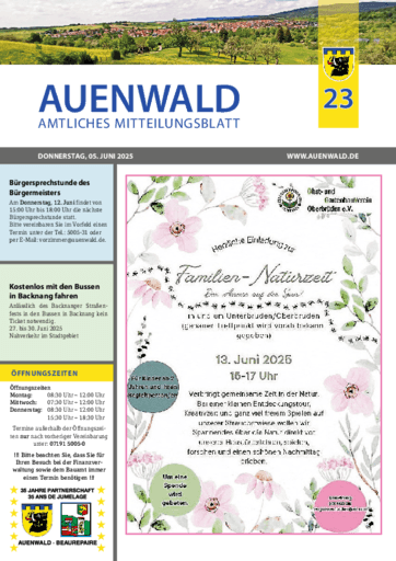 Ausgabe 23/2025 lesen
