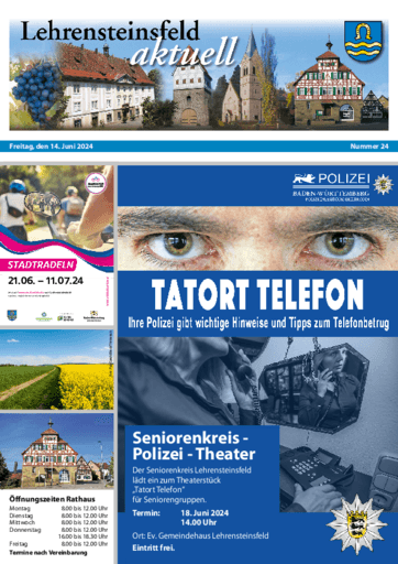 Ausgabe 24/2024 lesen