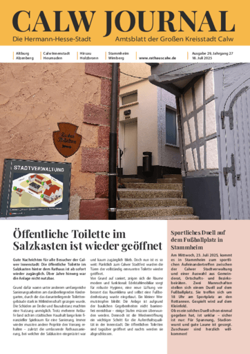 Ausgabe 29/2025 lesen