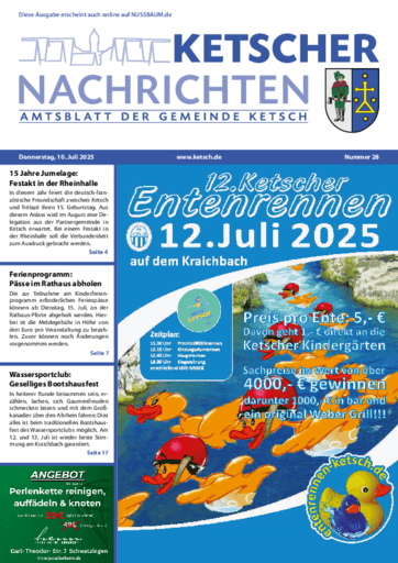 Ausgabe 28/2025 lesen