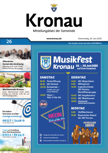 Ausgabe 26/2025 lesen