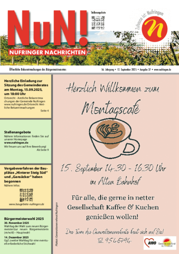 Ausgabe 37/2025 lesen
