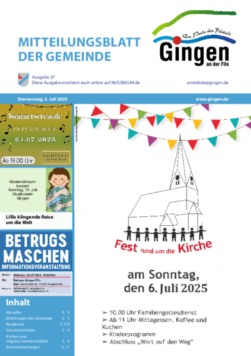 Ausgabe 27/2025 lesen