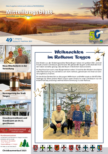 NUSSBAUM+ Premium - Mitteilungsblatt Tengen