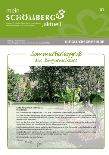 Ausgabe 31/2025 lesen