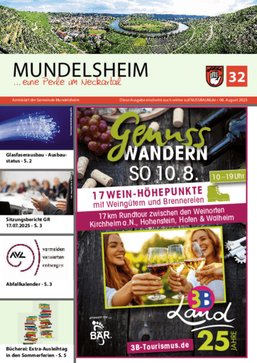 Ausgabe 32/2025 lesen