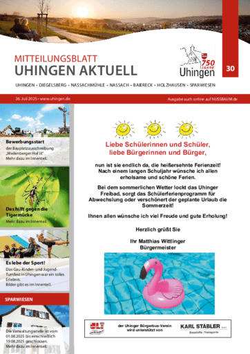 Ausgabe 30/2025 lesen