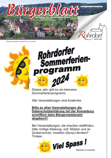 Ausgabe 29/2024 lesen