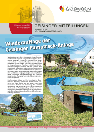 Ausgabe 31/2025 lesen