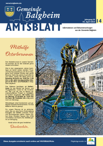 Ausgabe 14/2025 lesen