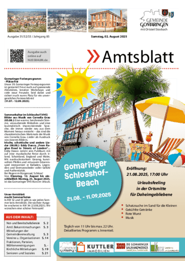 Ausgabe 31/2025 lesen