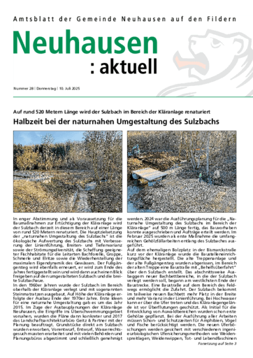 Ausgabe 28/2025 lesen