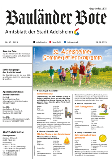 Ausgabe 35/2025 lesen