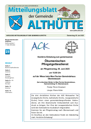 Ausgabe 23/2025 lesen