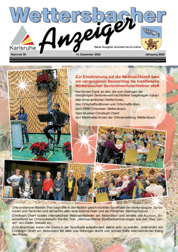 Ausgabe 50/2023 lesen