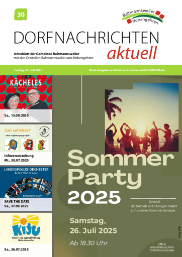 Ausgabe 30/2025 lesen