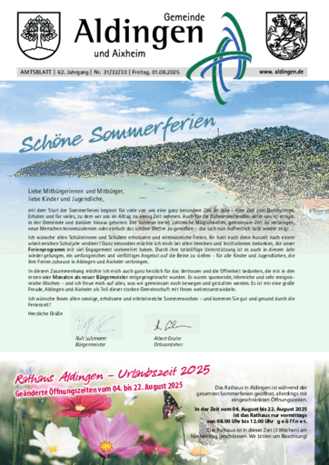 Ausgabe 31/2025 lesen