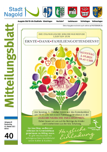 Ausgabe 40/2025 lesen