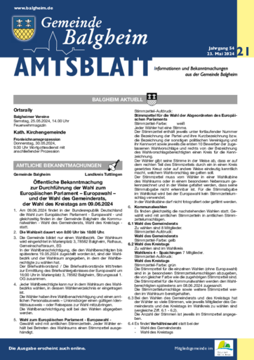 Ausgabe 21/2024 lesen